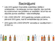 Referāts '"Cido Grupa" finanšu analīze', 40.