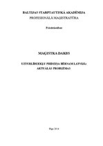 Diplomdarbs 'Uzturlīdzekļu piedziņa bērnam Latvijā un ar to saistītā problemātika', 1.