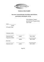 Diplomdarbs 'Sauszemes transportlīdzekļu brīvprātīgās apdrošināšanas piedāvājuma salīdzinājum', 1.