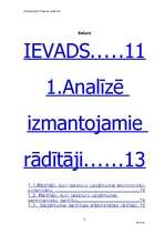 Biznesa plāns 'SIA "Slieka" finanšu analīze', 2.