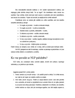 Referāts 'Neirolingvistiskā programmēšana un komunikāciju teorija', 6.