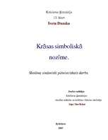 Referāts 'Krāsas simboliskā nozīme', 5.