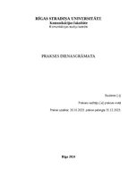Prakses atskaite 'Prakses atskaite žurnālistikā', 1.