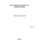 Prakses atskaite 'Prakses atskaite žurnālistikā', 8.