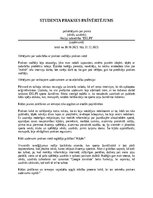 Prakses atskaite 'Prakses atskaite žurnālistikā', 9.