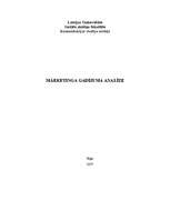 Referāts 'Reklāmas kampaņas analīze', 1.