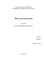 Konspekts 'Sliežu ceļu ierīkošana un ekspluatācija', 1.