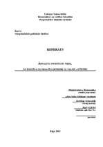 Referāts 'Ārvalstu investīciju veidi, to pozitīvā un negatīvā ietekme uz valsts attīstību', 1.