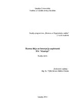 Biznesa plāns 'Biznesa ideja un koncepcija uzņēmumā', 1.