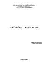 Referāts 'Autovadīšanas tiesiskie aspekti, 2.variants', 1.