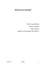 Konspekts 'Konkursa darbs "Darbs dara darītāju"', 1.