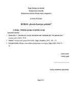 Konspekts 'Politiskās partijas, to attīstība Latvijā. Padomju nomenklatūra', 1.