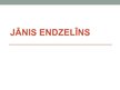 Prezentācija 'Jānis Endzelīns', 1.