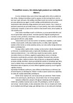 Eseja 'Viesmīlības nozare, tās raksturīgās pazīmes un veidojošie faktori', 1.