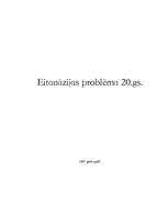 Referāts 'Eitanāzijas problēma 20.gs. beigās', 1.