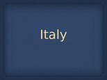 Prezentācija 'Italy', 1.