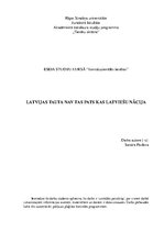 Eseja 'Latvijas tauta nav tas pats, kas latviešu nācija', 1.