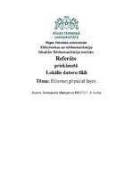 Referāts 'Lokālie datoru tīkli', 1.