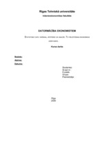 Referāts 'Statistisko datu vākšana, apstrāde un analīze. To pielietošana ekonomikas uzdevu', 1.