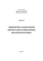 Referāts 'Tirdzniecības ar eksotiskām precēm starptautiski tiesiskais regulējums', 1.