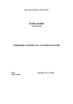 Referāts 'Nepilngadīgo noziedzība un determinantes Latvijā', 1.