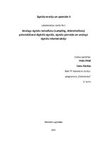 Prezentācija 'Analoga signāla nolasīšana pārveidošanai digitālā signālā, signāla pārraide un a', 1.