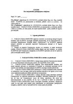 Paraugs 'Līgums par starpniecības pakalpojumu sniegšanu', 1.