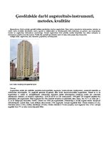 Konspekts 'Ģeodēziskie darbi augstceltnēs', 1.