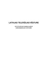 Referāts 'Latvijas televīzijas vēsture', 1.