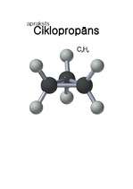 Konspekts 'Ciklopropāna apraksts', 1.