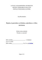 Referāts 'Degvīns, tā gatavošana un lietošana, sajaukšana ar citiem dzērieniem', 1.