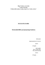 Diplomdarbs 'Kriminālatbildība par ļaunprātīgu bankrotu', 1.