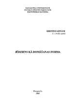 Referāts 'Jēdziens kā domāšanas forma', 1.