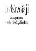 Konspekts 'Iedzīvotāji', 1.