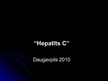 Prezentācija 'Hepatīts C', 1.