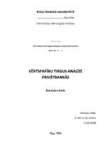 Diplomdarbs 'Vērtspapīru tirgus analīze privātbankās', 1.