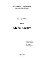 Referāts 'Meža nozare', 1.