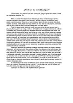 Eseja 'Words are Like Loaded Guns', 1.