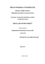 Eseja 'Klusums saziņā', 1.