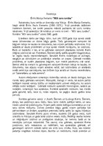 Eseja 'Recenzija Ērihs Marija Remarks “Mīli savu tuvāko”', 1.