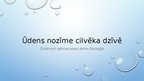 Referāts 'Ūdens nozīme cilvēka dzīvē. ZPD', 20.