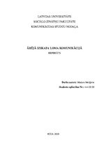 Referāts 'Ārējā izskata loma komunikācijā', 1.