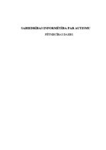 Referāts 'Sabiedrības informētība par autismu', 1.