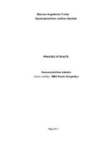Prakses atskaite 'Prakses atskaite', 1.