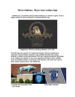 Referāts 'Kino studijas "Metro Goldwyn Mayer" logo izveidošanas vēsture', 1.