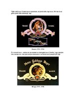 Referāts 'Kino studijas "Metro Goldwyn Mayer" logo izveidošanas vēsture', 4.