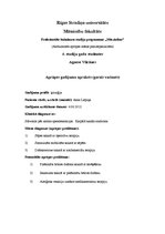 Prakses atskaite 'Aprūpes gadījums ķirurģijā', 1.