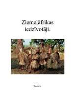 Referāts 'Ziemeļāfrikas iedzīvotāji', 1.