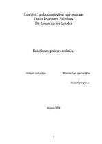 Paraugs 'Ražošanas prakses atskaite', 1.