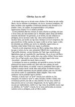 Eseja 'Cilvēks - kas tu esi?', 1.